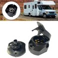 thumbnail image 2 of UOYOTT Automotive Components European Standard 7P Waterproof Socket Trailer Socket RV Plug, 2 of 3