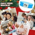 thumbnail image 3 of Wearable Bracelet Bible Bracelet With Nfc Daily Verse God Bracelet COUPLES~ NEW Better, 3 of 7