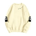 thumbnail image 3 of Spooky Season Halloween Sweatshirts for Women 2025 Long Sleeve Crewneck Cute Ghost Graphic Sweatshirt Pullover Tops, 3 of 6