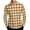 Khaki, variant on Dagugfen Long Sleeve Shirts for Men Button up Business Casual Regular Fitting Plaid Shirts Fall