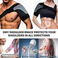 thumbnail image 2 of Frozen Shoulder Wraps Brace Arthritis Back Support Brace For Pain Relief Adjustable Shoulder Compression Sleeves Or Torn Rotatory Cuff, 2 of 4