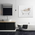 thumbnail image 2 of Farm Cow Bathing Tub Animal Animals & Insects Graphic Art Gallery Wrapped Canvas Print Wall Art, 2 of 7