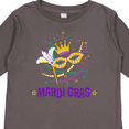 thumbnail image 4 of Inktastic Mardi Gras Party Crown Mask Boys or Girls Long Sleeve Toddler T-Shirt, 4 of 5