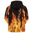 thumbnail image 3 of WOYY Boys Lined Hoodie Fire Print Casual Hooded Sweatshirt, Sizes 18-24M, 3 of 3