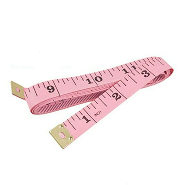 Unique Bargains 1.5M 60" Long Pink Plastic Tape Measure Tailor Sewing Ruler