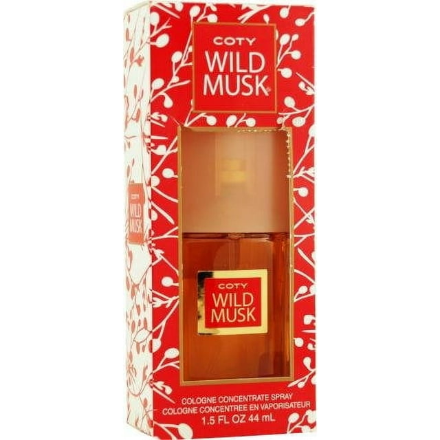 Colonia en aerosol Perfume Coty Wild Musk Concentrate, 45 ml, para mujer
