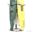 thumbnail image 2 of Glacik G-760 27.5 in. Vertical Storage Rack for 3 Kayak & SUP Paddle Boards, Grey, 2 of 4