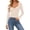 Beige, variant on Women's Sweetheart Neck Long Sleeve Crop Top Casual Slim Fit Fashion Blouse Shirt for Dating, Club, Casual Party Khaki XL