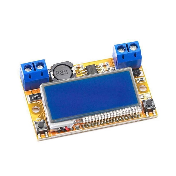 Matsuzay Módulo reductor 3A Max, fuente de alimentación profesional, convertidor Buck, regulador de voltaje de pantalla Dual ajustable, pieza Electrónica miscelánea