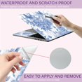 thumbnail image 3 of Netbook Skin Sticker Floral Decal Laptop Stickers Decal Notebook Skin Cover Universal Reusable Waterproop Notebook PC Art Personalized Protector Computer Tablet PC Universal 15×10.6In, 3 of 7