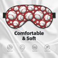 thumbnail image 5 of Uemuo Cute Baseball Pattern Sleep Eye Mask - Light Blocking Sleep Mask Blocking Out Light Perfectly, Soft and Comfortable Night Eye Mask, Eye Blinder, 5 of 7