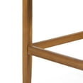thumbnail image 4 of Noble House Matteo Outdoor Bar Stool - Teak/Black, 2 Pack, 4 of 10
