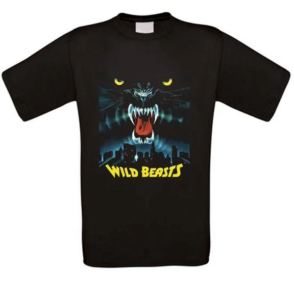 Wild Beasts Belve feroci Horror Kult Movie T-Shirt alle GrĂ¶ĂŸen NEU