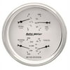 Auto Meter Old Tyme Quad Gauge, 5 Inch (White) - 1610