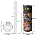 thumbnail image 6 of Mushroom 20 oz Tumbler with Straw and Lid, Stainless Steel Insulated Mushroom Water Bottle, Cute Mushroom Gift Cups for Women, 6 of 6
