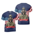 thumbnail image 3 of Happy Father's Day Honoring Veterans Afghan Hound in Army Uniform All Over Print 3D Shirt Unisex Merch Dog Lover - 13007, 3 of 6