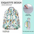 thumbnail image 5 of Vintage Boho Daypack - Floral Print Backpack with 17" Laptop Sleeve | Heavy Duty College Backpack for School, Dorm & Commuting Essentials, 5 of 6
