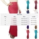 thumbnail image 4 of TaTaai Women's Solid High-Waisted Mermaid Maxi Skirt Bodycon Fitted Vintage Flounce Hem Long Flowy Skirt Elegant Evening Party Casual Fall Winter Gift, 4 of 6