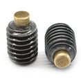 thumbnail image 1 of M4 x 0.70 x 8 MM Coarse Thread Socket Set Screw Brass Tip Alloy Steel Pk 1000, 1 of 1