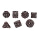 thumbnail image 2 of Dados De Poliedro, Juego De Dados Huecos De Metal Tallado Calado De Cobre, Más Grueso Y Duradero Para La Enseñanza De Matemáticas ANGGREK Metal Dice, 2 of 8