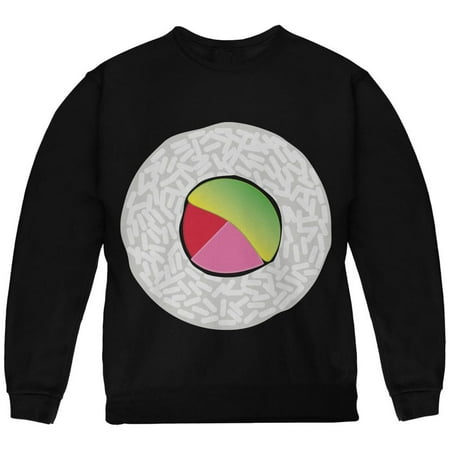 Halloween Sushi Costume 2 Black Youth Sweatshirt - Youth Medium