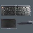 thumbnail image 3 of Foldable Keyboard Rechargeable 67 Keys Keyboard Portable Wireless Office Keyboard Compatible For Windows Android IOS White, 3 of 4