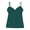 Blackish Green, variant on Women Camisole Bra BWASD Adjustabl Casual V Neck Shelf Bra Cami Padded Strechy Slim Fit Undershirt Tank Tops Workout Outdoor Sport Summer 2026 S-6XL White