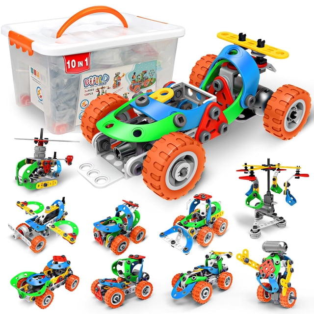 Juguetes eléctricos de construcción STEM Toys Arovan 10 en 1 para 4 a 12 años