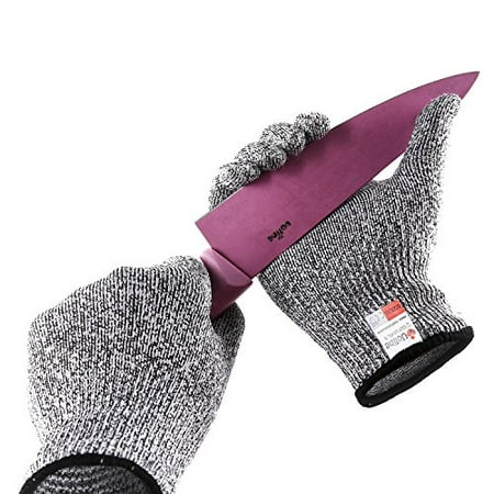 Cut Resistant Gloves - Mandolin/Whittling Protection, Food Grade Cut Proof Gloves