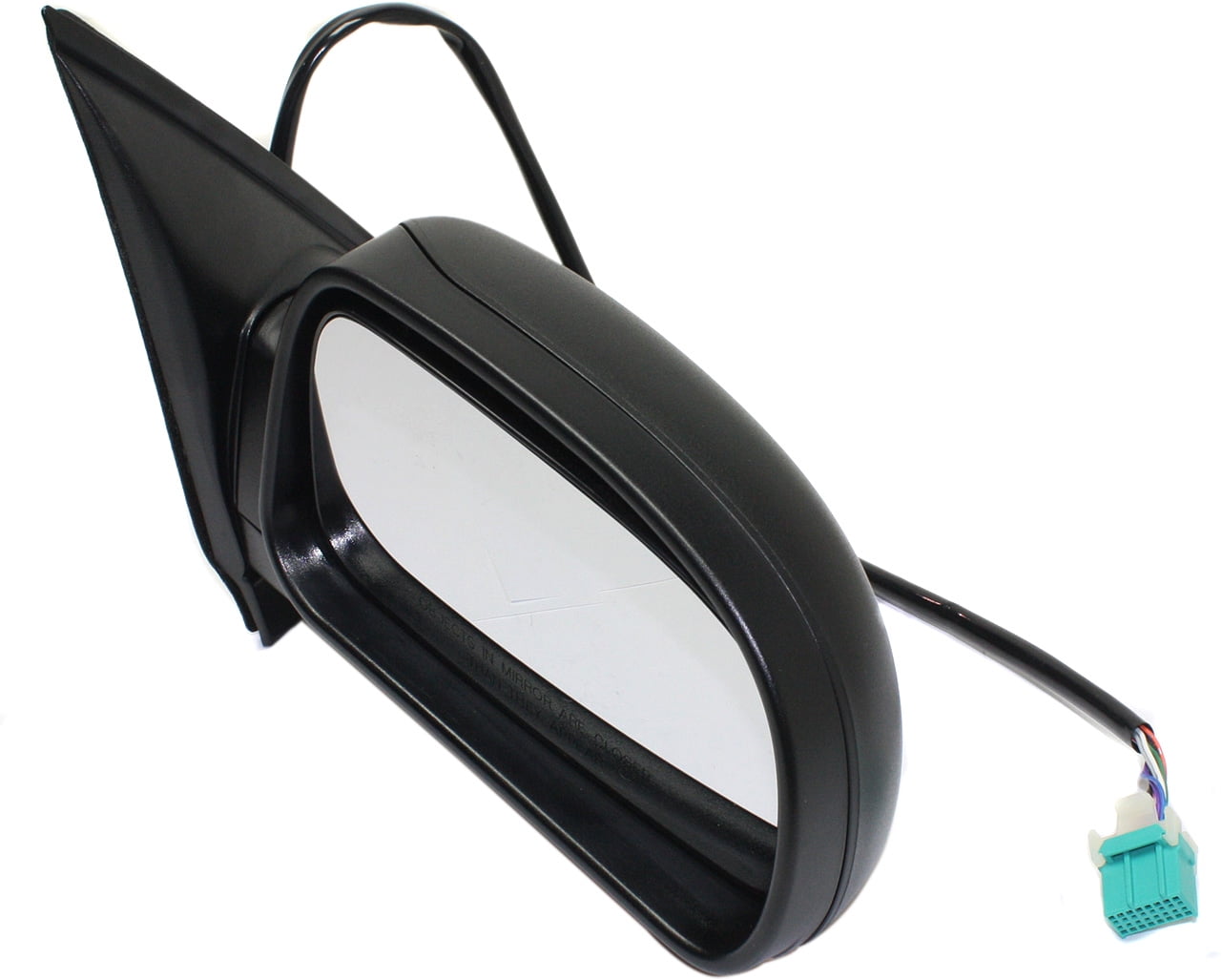 Mirror Compatible With 2002-2003 Chevrolet Trailblazer GMC Envoy Right Passenger Side Heated In-housing Signal Light Textured Black Kool-Vue