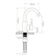 thumbnail image 7 of DUOSONG Bathroom Faucet Single Hole Single Handle, Brushed Nickel Bath & Faucets Bathroom Sink Faucets, 7 of 7
