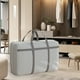 thumbnail image 4 of Uuiauoio Large Storage Bags, Folding Moving Comforter Blanket Storage Bags Closet Organizers and Storage Containers for Clothes with Strong Handles&Zippers Clear Window for Bedding Pillow, 4 of 8