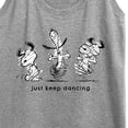 thumbnail image 3 of Peanuts - Snoopy Just Keep Dancing - Women's Racerback Tank Top, 3 of 6