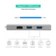 thumbnail image 4 of 2K/4K Video Tipo C Hub 5Gbps Datos USB3.0/HDMI/LAN/TF/SD USB 3.1 Tipo C Hub HDMI - Gris Hierro, 4 of 11