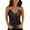 Black womens tops summer, variant on USSUMA Womens Summer Tops and Blouses Trendy Sexy V Neck Lace Trim Cami Tank Tops Women's Rose Print Metal Ring Chain Slim Sleeveless Blouses Short Shirts