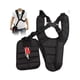 thumbnail image 3 of Arnés con Bandolera Doble Acolchada, Botones de Seguridad, Tirantes para Desbrozadora, Cortacésped y Desbrozadora, Hombros Acolchados, Botones de Seguridad, Negro -, 3 of 5