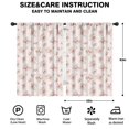 thumbnail image 2 of Pioneer Flower Floral Print Pattern Teens Curtains,Teens Insulated Curtains Set Of 2,Bedroom Essentials,Toddler Room Decor 42"x63", 2 of 5