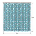 thumbnail image 5 of Blue Cartoon Unicorn Rainbow Cloud Moon Pattern Shower Curtain 72"x72" ,Bathroom Decorative Shower Curtains Set with 12 Hooks,Modern Waterproof Washable Shower Curtain, 5 of 6