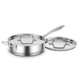 thumbnail image 2 of Cuisinart Professional Series Stainless Steel 3 Qt. Sauté Pan W/Helper & Cover, 2 of 5