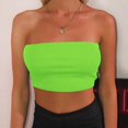 thumbnail image 6 of RYDCOT Womans Shirts Women Fashion Vest Short Crop Tops Tube/Green 8(L), 6 of 8