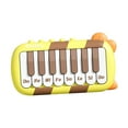 thumbnail image 4 of Piano de juguete para bebé, Piano de juguete, teclado de juguete, Educación Temprana, regalos portátiles, Piano de bolsillo, juguete musical iluminado amarillo, 4 of 8