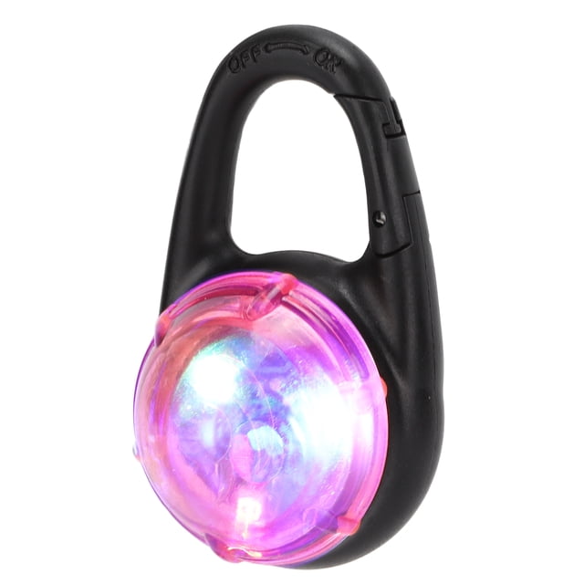 Colgante LED para perro, luz luminosa con Clip para Collar impermeable, para seguridad nocturna al aire libre, luz rosa para perros y gatos