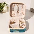 thumbnail image 6 of Platypus Travel Portable Square Jewelry Box Organizer for Rings Earrings Necklaces Bracelets Girls Women, 6 of 6