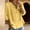 Yellow, variant on Linen Blouses for Women 2026 Casual Trendy Blouse Peasant Blouses Solid Color Shirt Mexican Shirt Beach Cotton Tops Flower Print Shirts Basic Tee Shirt Gauze Tops V Neck Shirts White Xl
