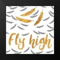 thumbnail image 2 of SD Graphics Studio 20x20 Black Modern Framed Museum Art Print Titled - Fly High, 2 of 5