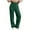 Green #17, variant on KDDYLITQ Women Pants Fleece Lined Drawstring Sweatpants Straight Wide Leg Elastic High Waisted Sweat Pants Casual Soft Trouser with Pocket Royal Blue S