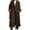 Brown, variant on Women's Winter Camel Wool Trench Coat Double Breasted Notch Lapel Midi Long Overcoat with Belt and Pockets