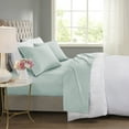 thumbnail image 2 of Beautyrest 600 Thread Count Cooling Cotton Rich Sheet Set, Seafoam, California King, 2 of 11
