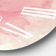 thumbnail image 3 of Designart 'Be The Person You Want To Meet' Traditional Wall Clock, 3 of 5