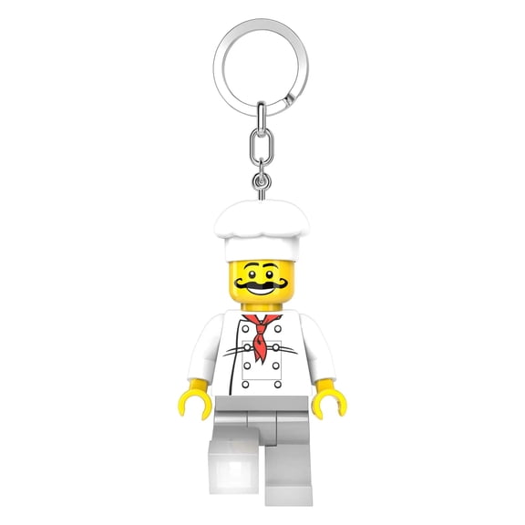 LEGO Keychain Light - Chef - 3 Inch Tall Figure (KE24H)